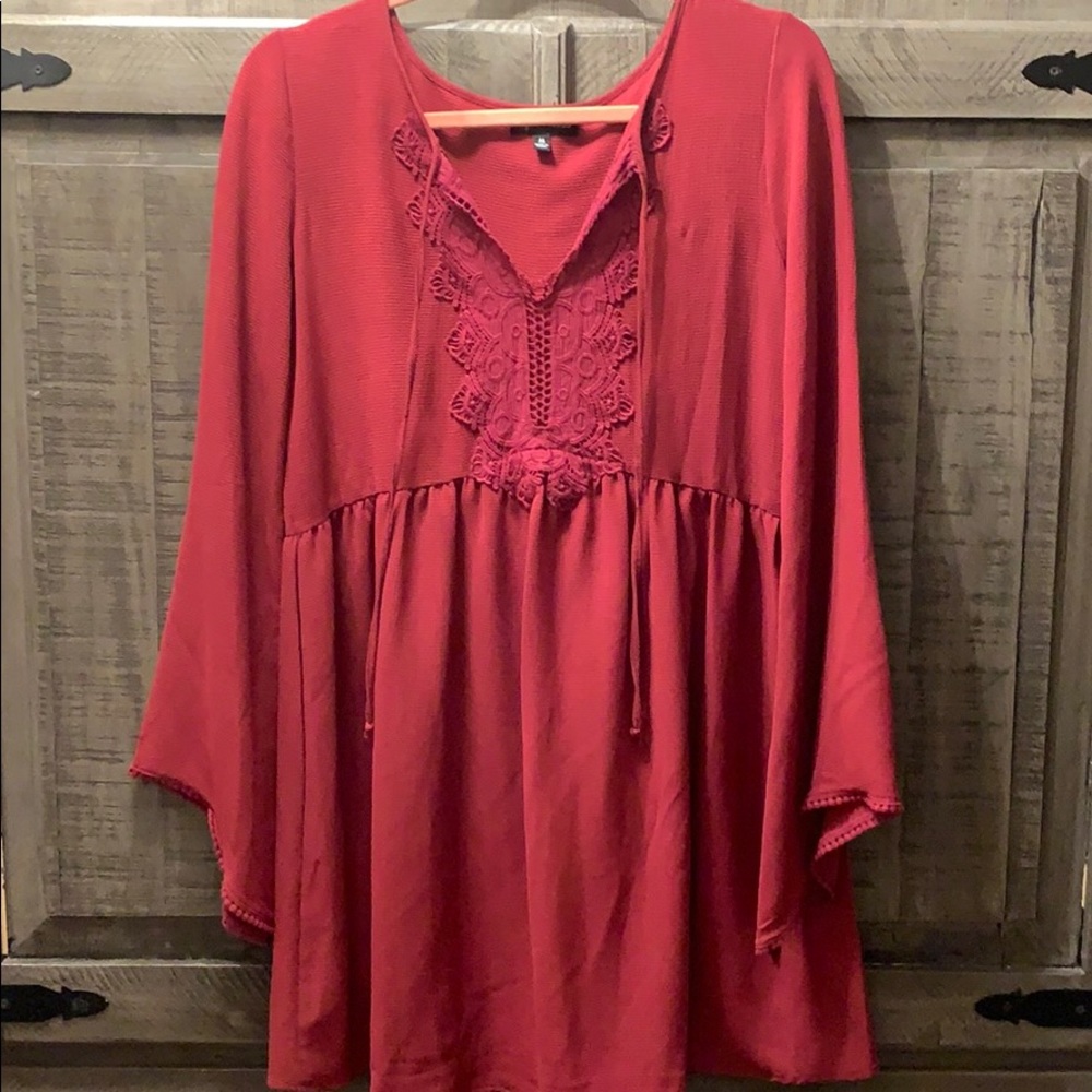 Maroon Dress